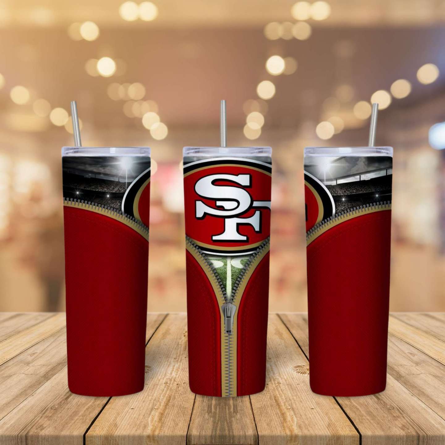 49ers themed tumbler