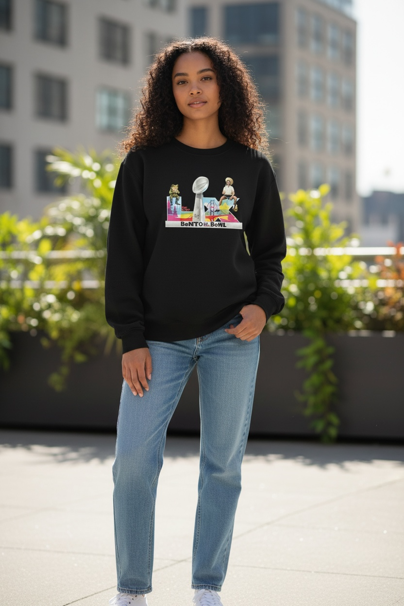 Benito Bowl Super Bowl 2026 Sweatshirt – Balck | Custom NFL-Inspired Edition