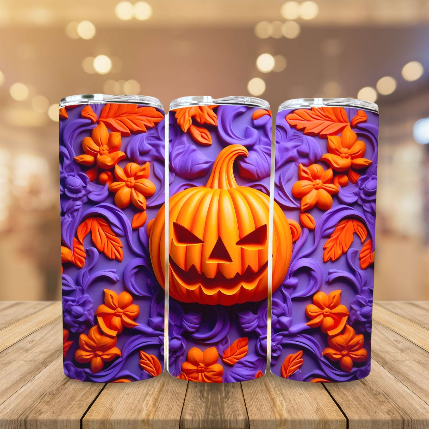 Pumpkin Fields Tumbler