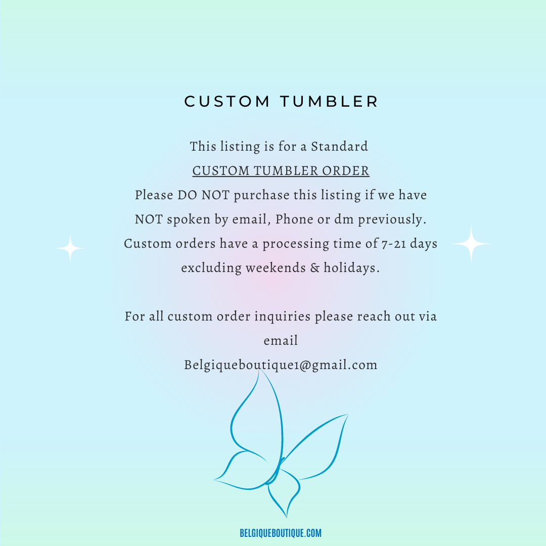 Custom Sublimation Tumbler