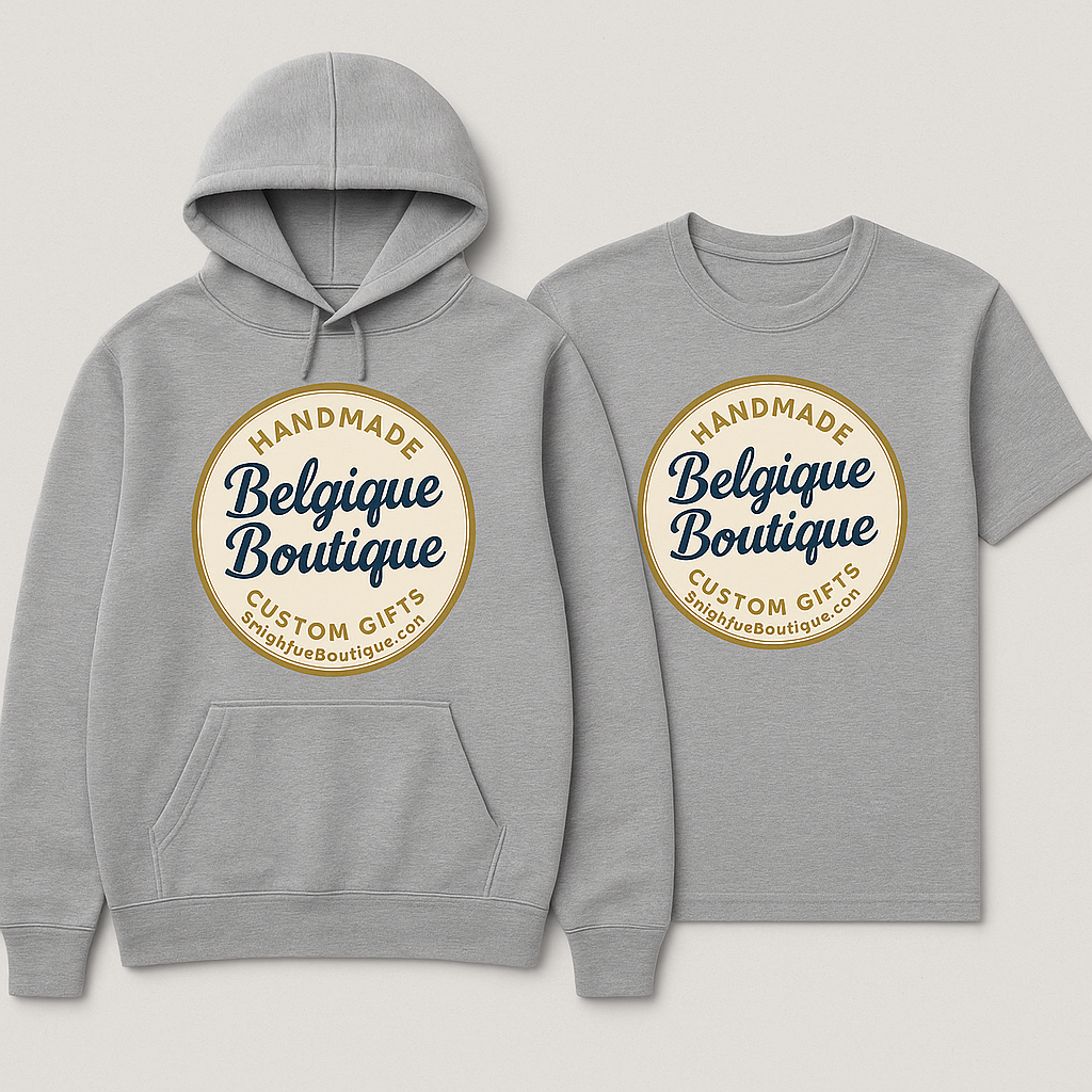 ✅ Mixed Apparel Bundle – 10 Custom T-Shirts + 5 Custom Hoodies