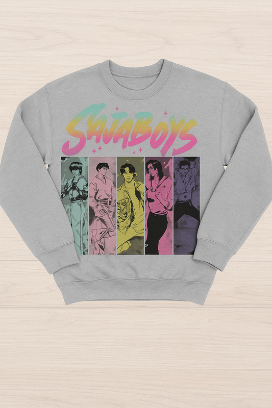 Saja Boys Kids Sweatshirt – Demon K-Pop Hunters (Grey)