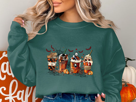 Pumpkin Spice and Horror delight Sweatshirt