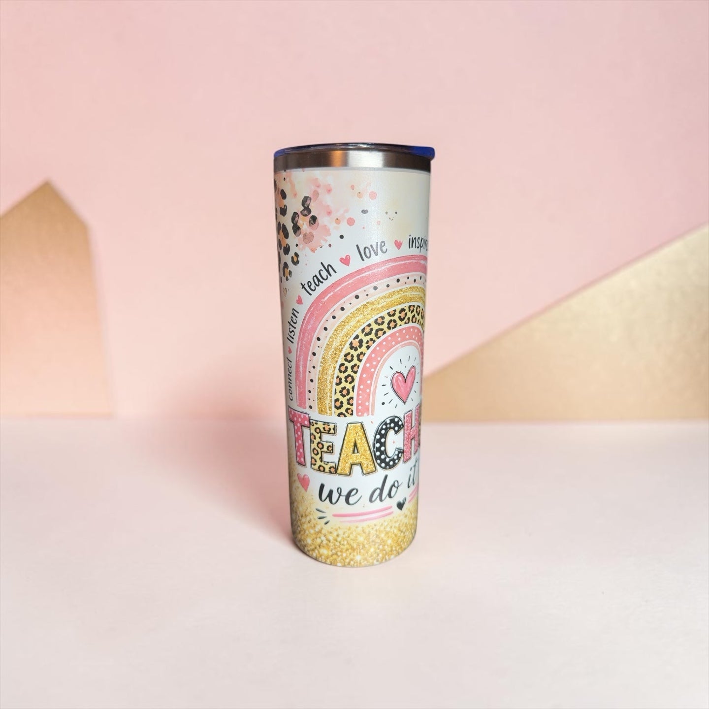 Teacher Rainbow 20 oz Tumbler
