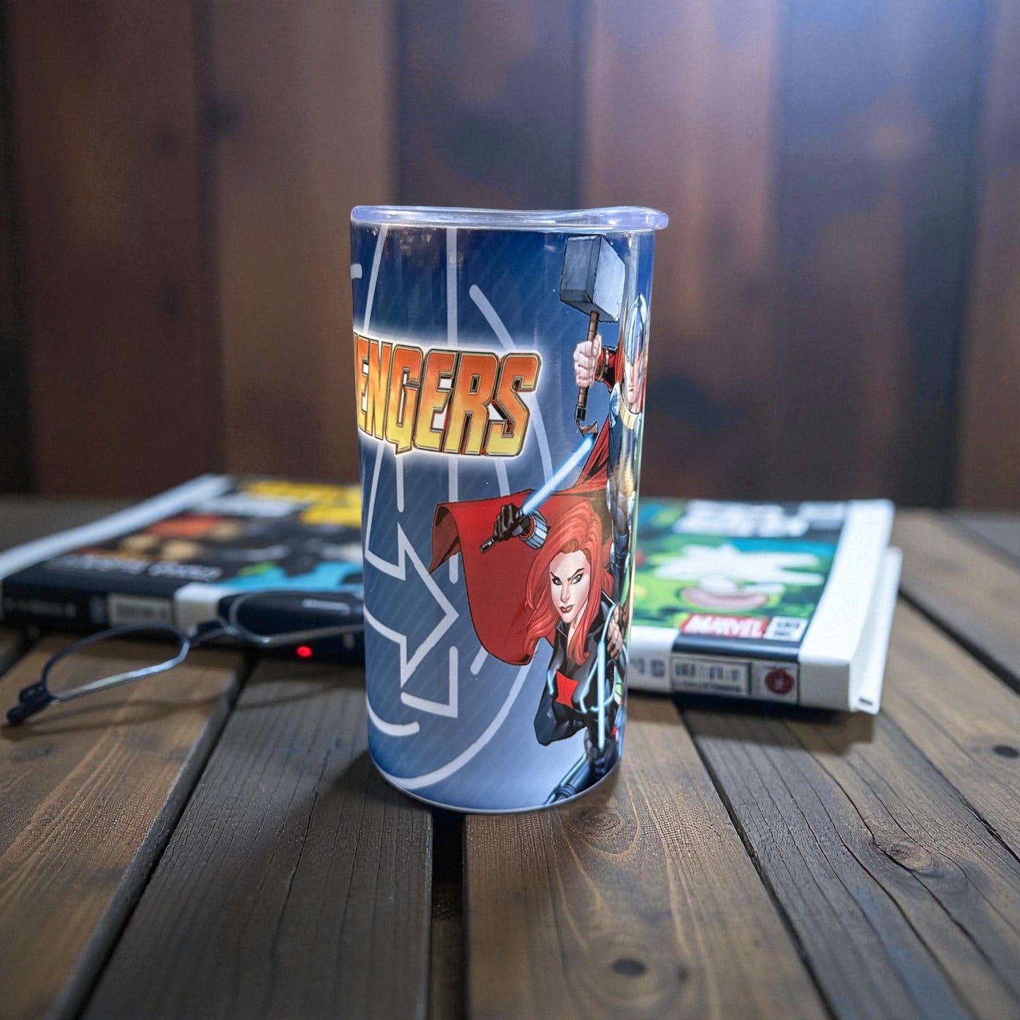 Hero Squad Avengers Tumbler – Superhero Stainless Steel Cup