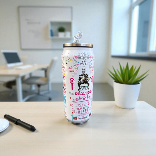 She Believed She Could So She Did Realtor Tumbler – Custom Real Estate Gift