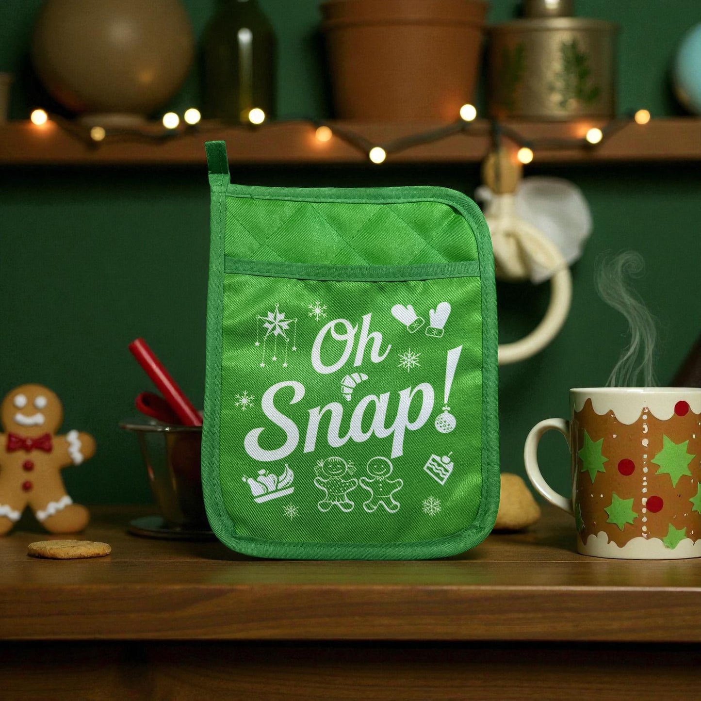 Holiday Baking Pot Holder Collection – Festive Heat-Resistant Kitchen Essentials