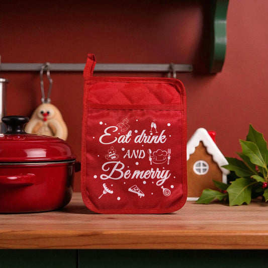 Holiday Baking Pot Holder Collection – Festive Heat-Resistant Kitchen Essentials