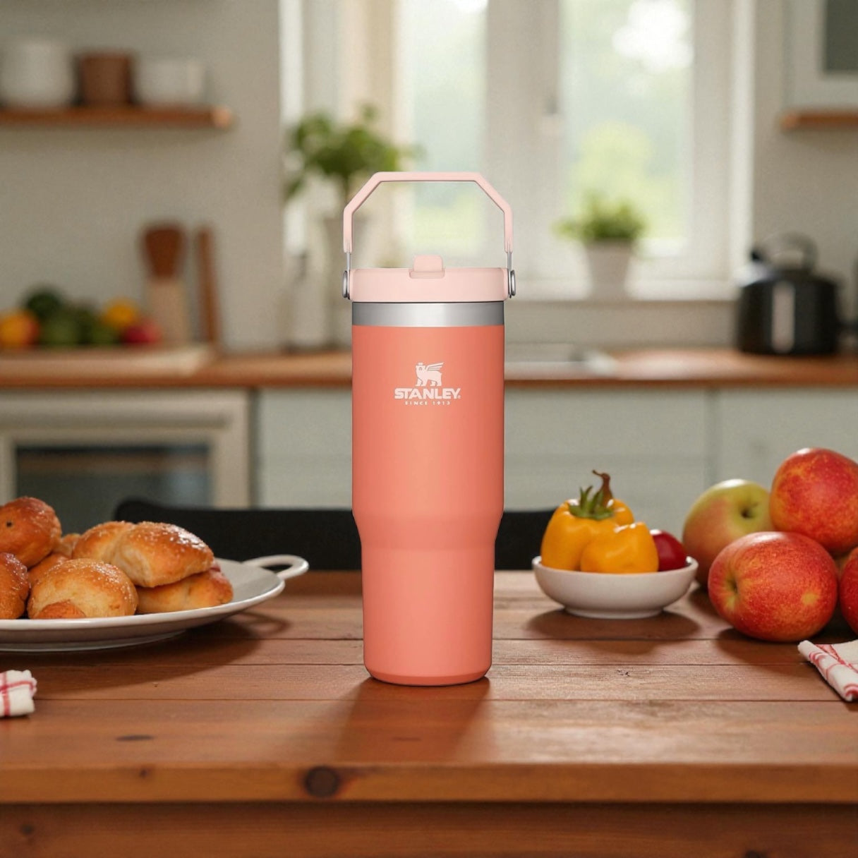 Stanley 30oz Tumbler with Handle – Stainless Steel Insulated Travel Cup.