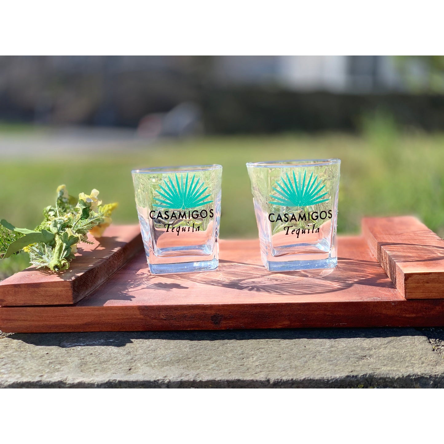 whiskey glass cup, tequila glass cup, casamigos inspired glass cup
